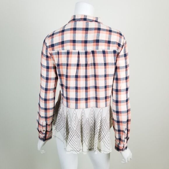 Holding Horses Cedar Grove Plaid Button Down Sz 4 - Picture 7 of 7
